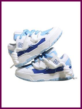 Y2K Womens Platform Sneakers Chunky Kawaii Walking Shoes